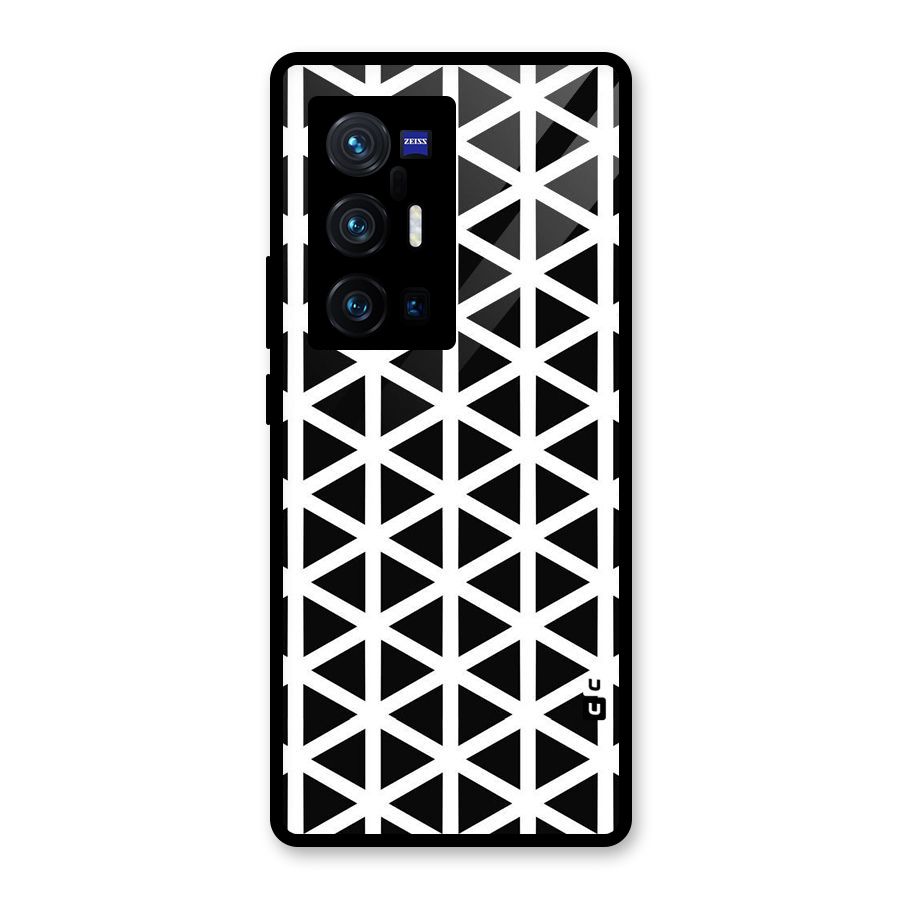 Abstract Geometry Maze Glass Back Case for Vivo X70 Pro Plus