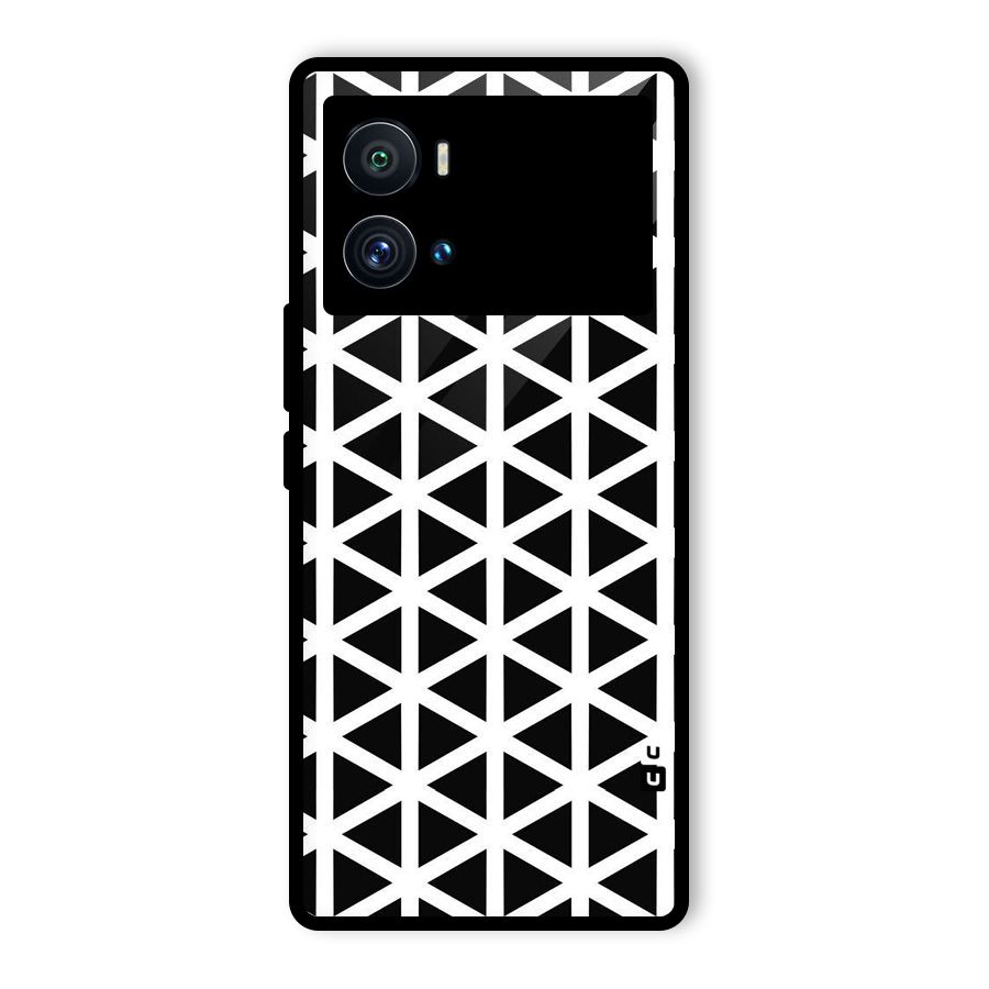 Abstract Geometry Maze Glass Back Case for Vivo iQOO 9 Pro