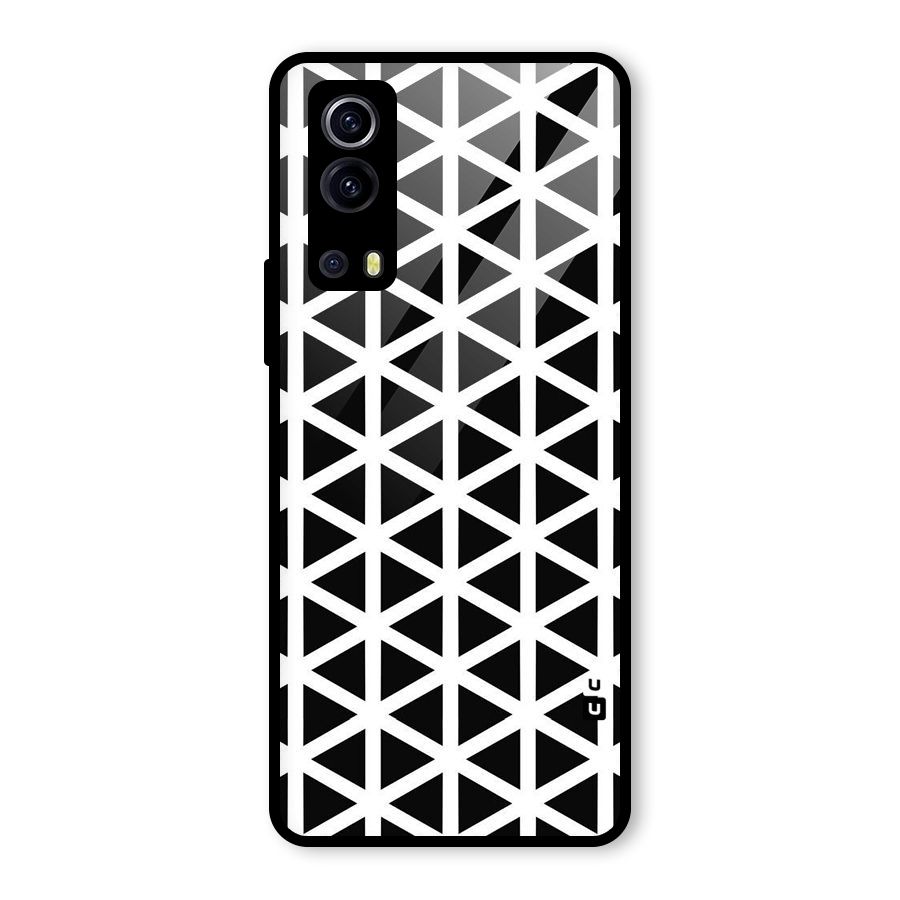 Abstract Geometry Maze Glass Back Case for Vivo iQOO Z3