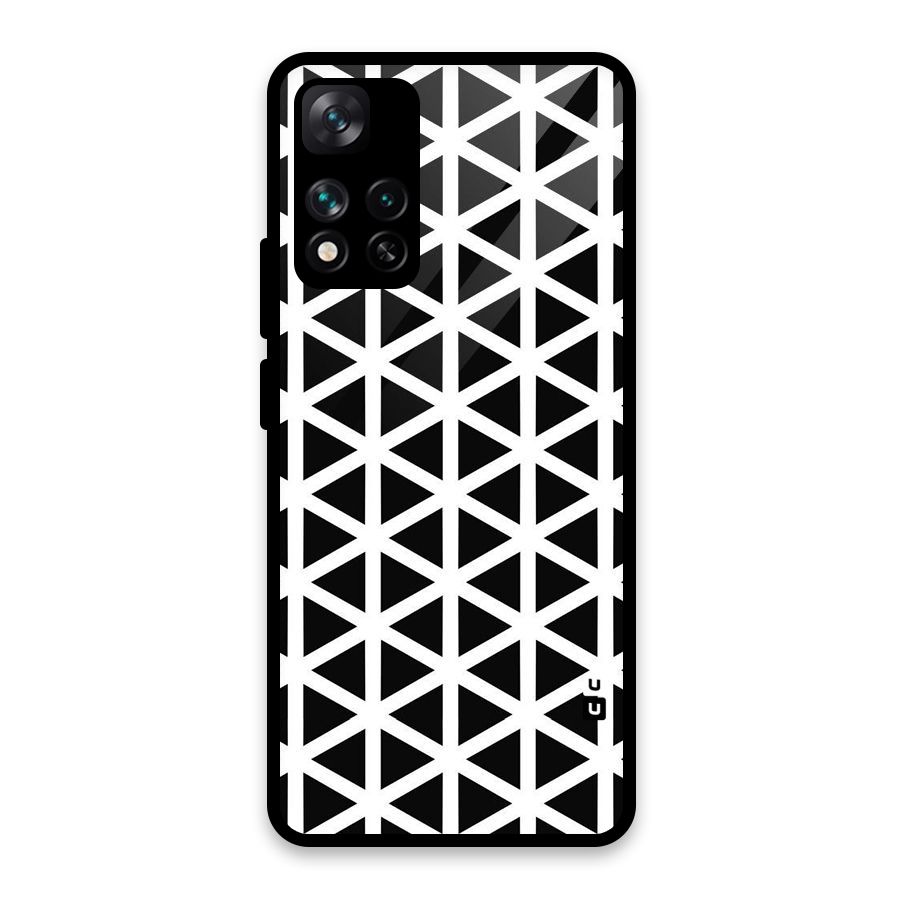 Abstract Geometry Maze Glass Back Case for Xiaomi 11i 5G