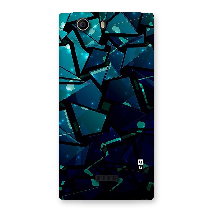Abstract Glass Design Back Case for Canvas Nitro 2 E311