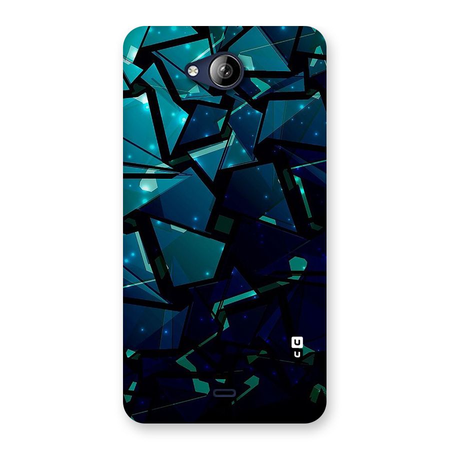 Abstract Glass Design Back Case for Canvas Play Q355