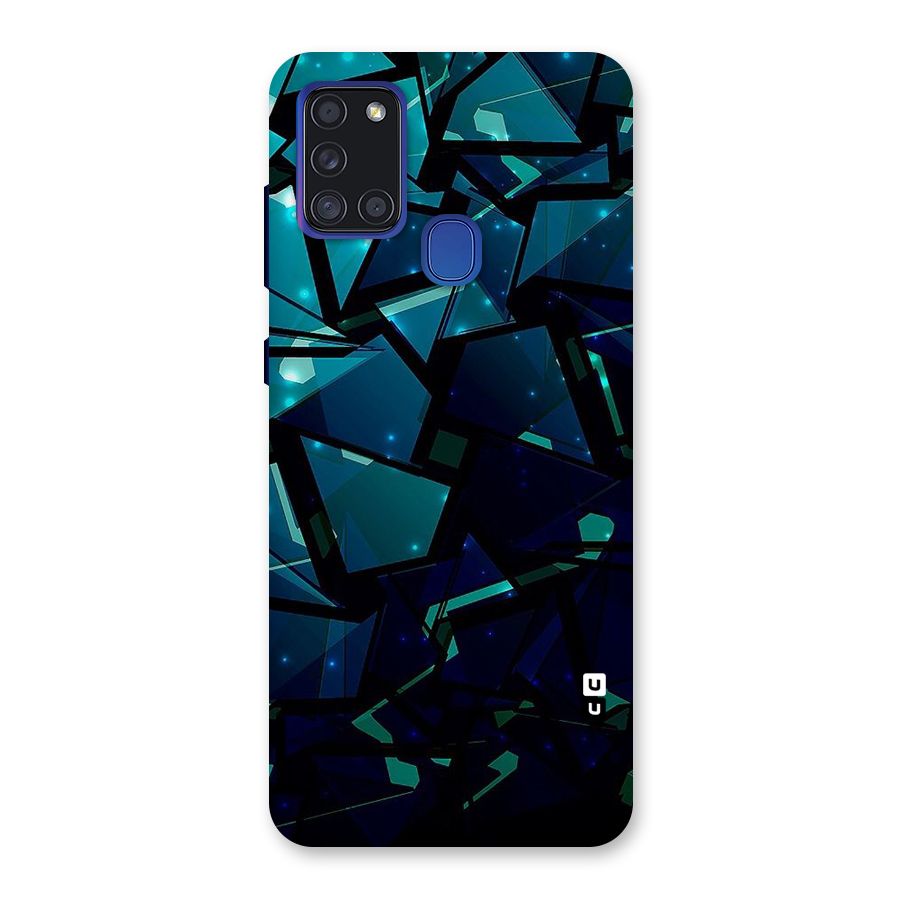 Abstract Glass Design Back Case for Galaxy A21s