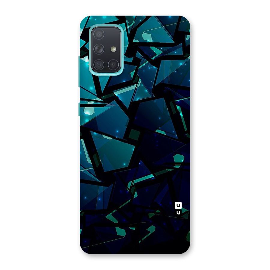 Abstract Glass Design Back Case for Galaxy A71