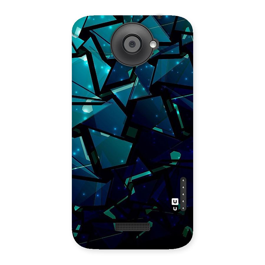 Abstract Glass Design Back Case for HTC One X