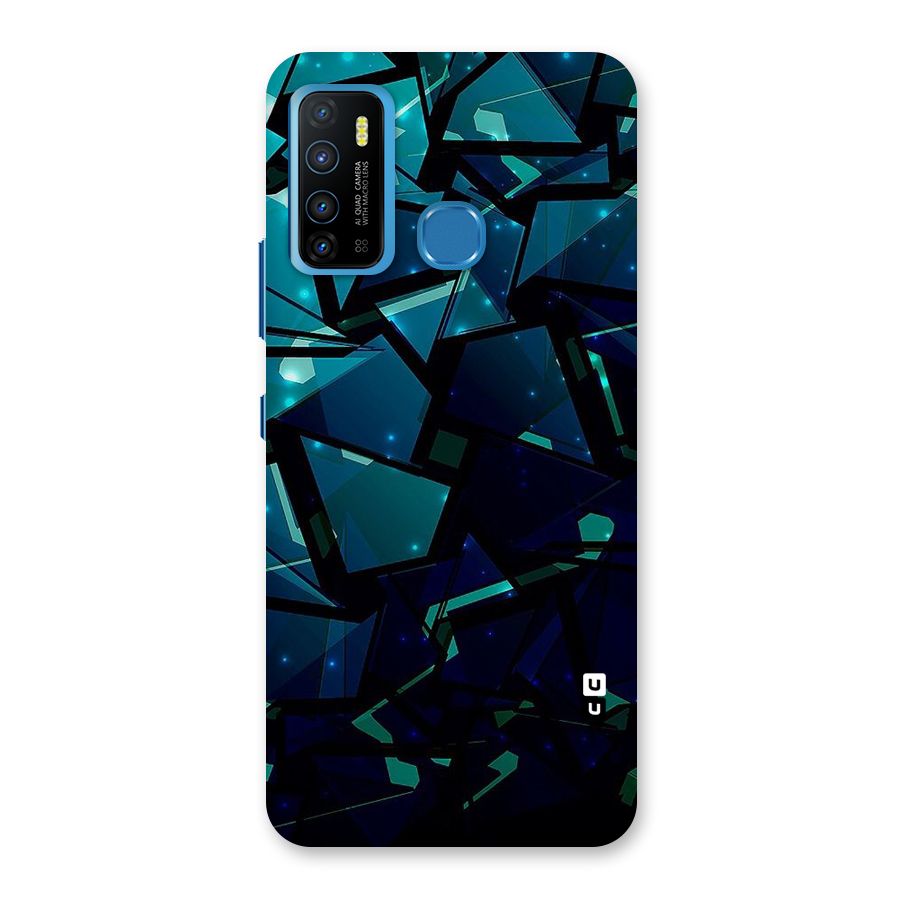 Abstract Glass Design Back Case for Infinix Hot 9