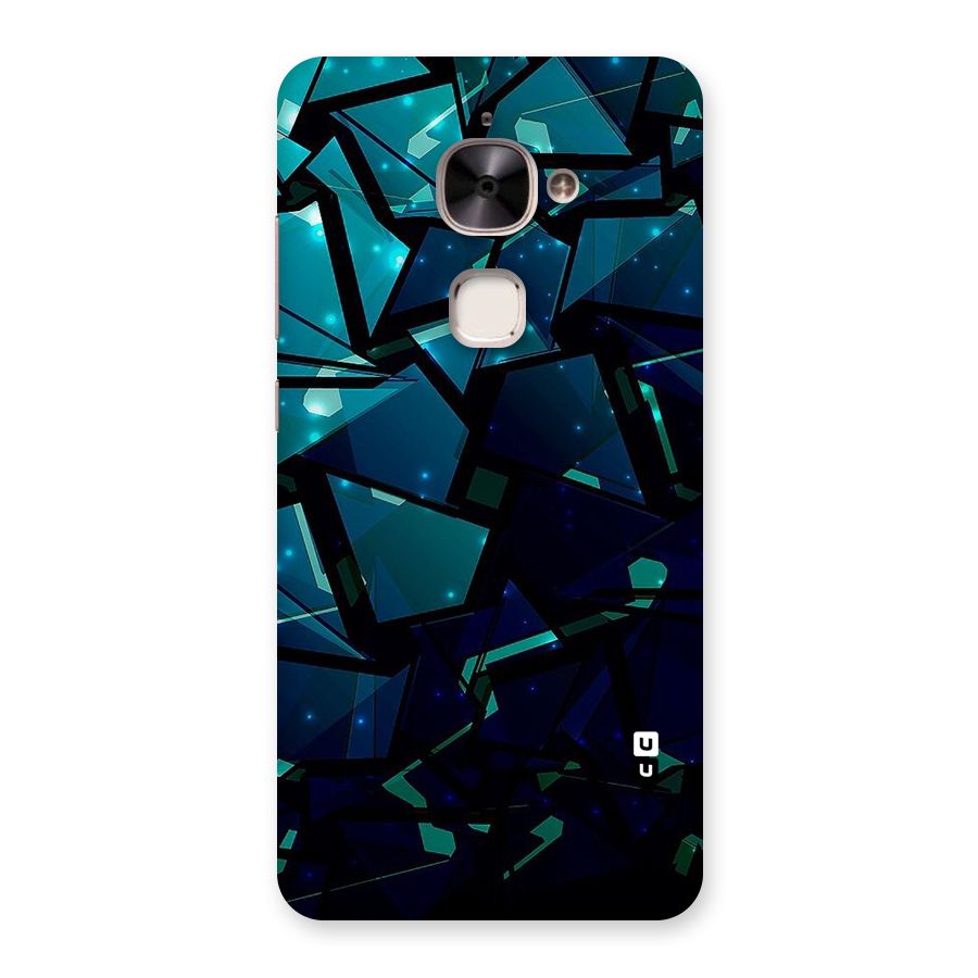 Abstract Glass Design Back Case for Le 2