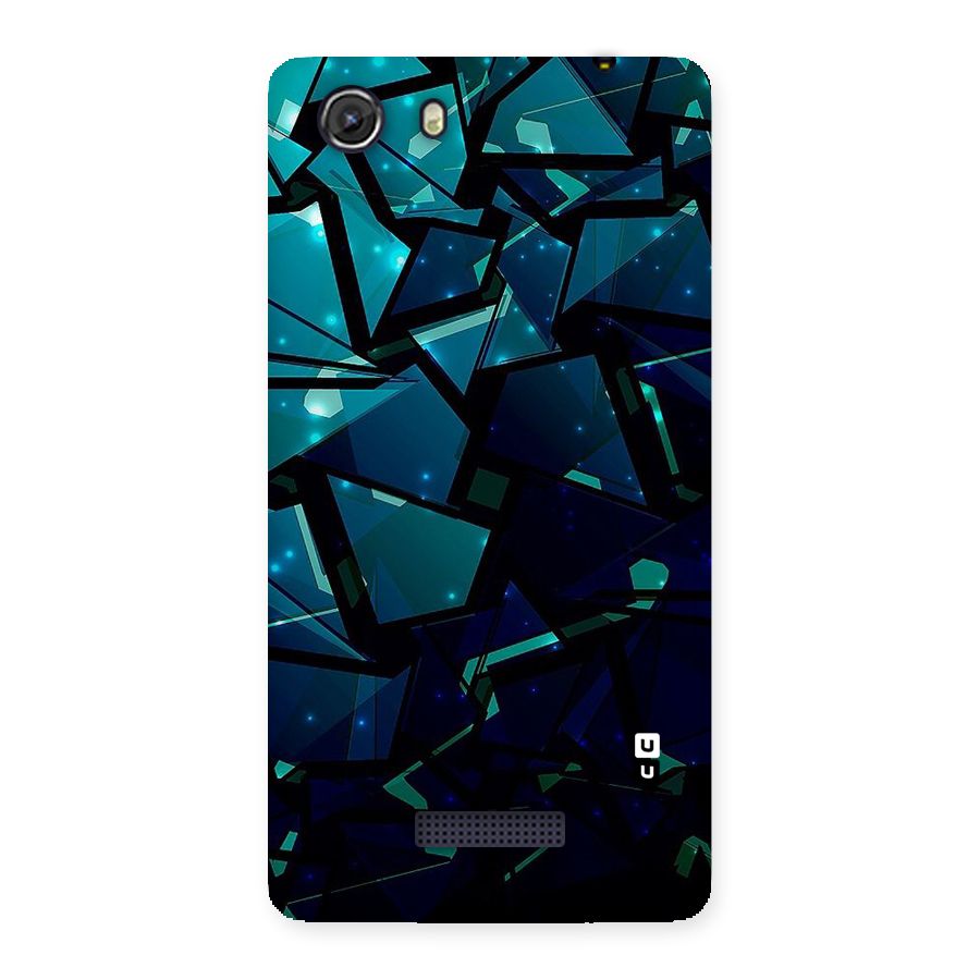 Abstract Glass Design Back Case for Micromax Unite 3
