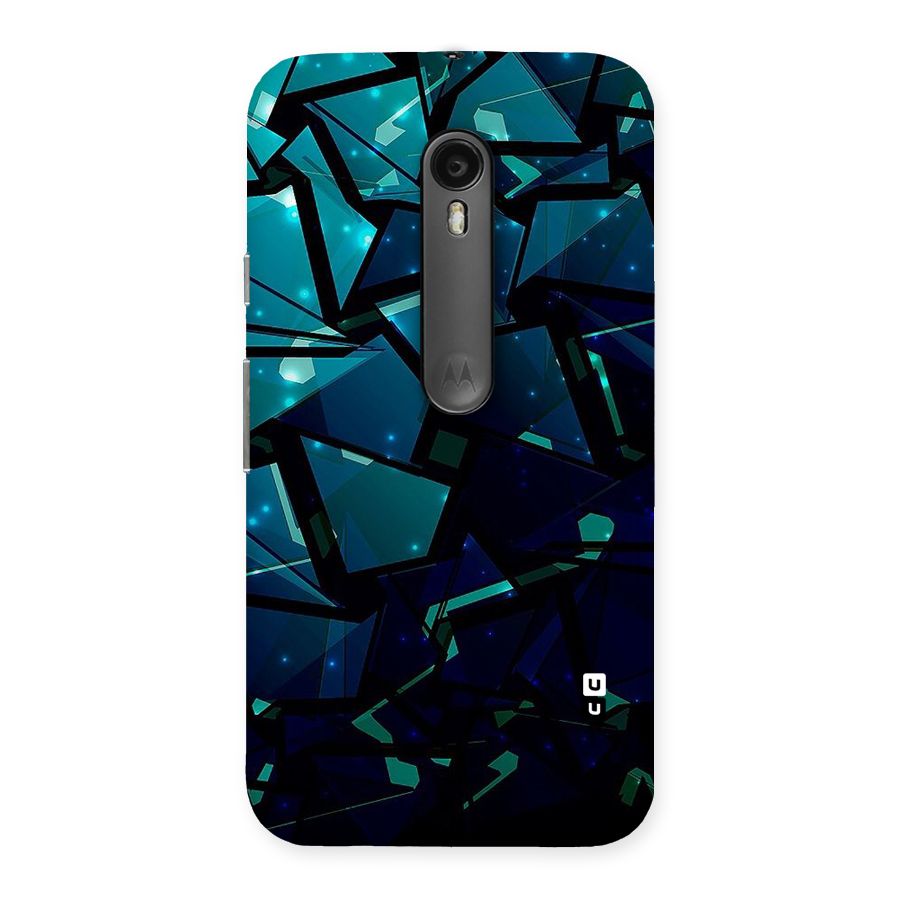 Abstract Glass Design Back Case for Moto G Turbo