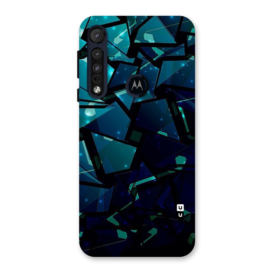 Abstract Glass Design Back Case for Motorola One Macro