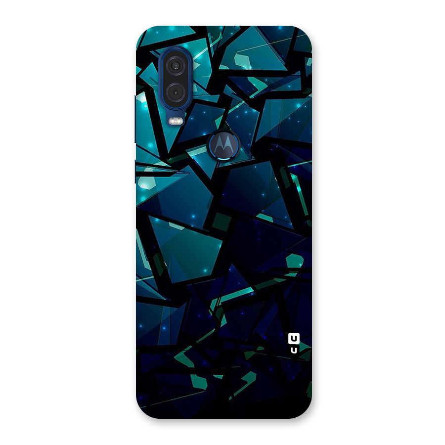 Abstract Glass Design Back Case for Motorola One Vision