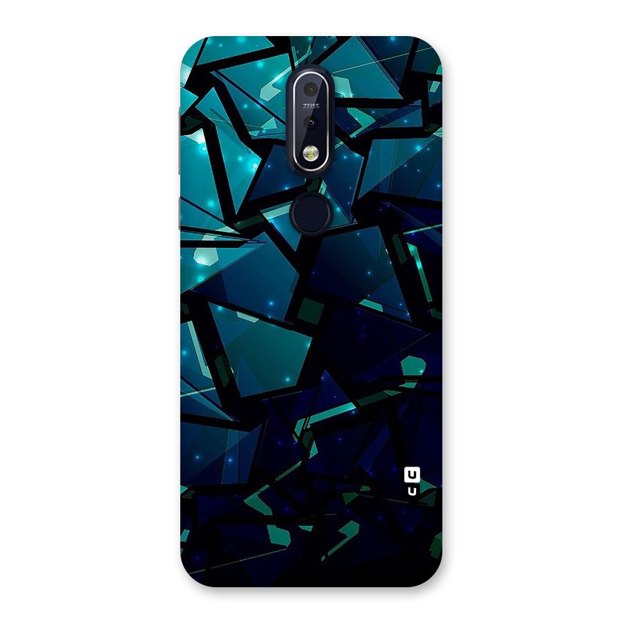 Abstract Glass Design Back Case for Nokia 7.1