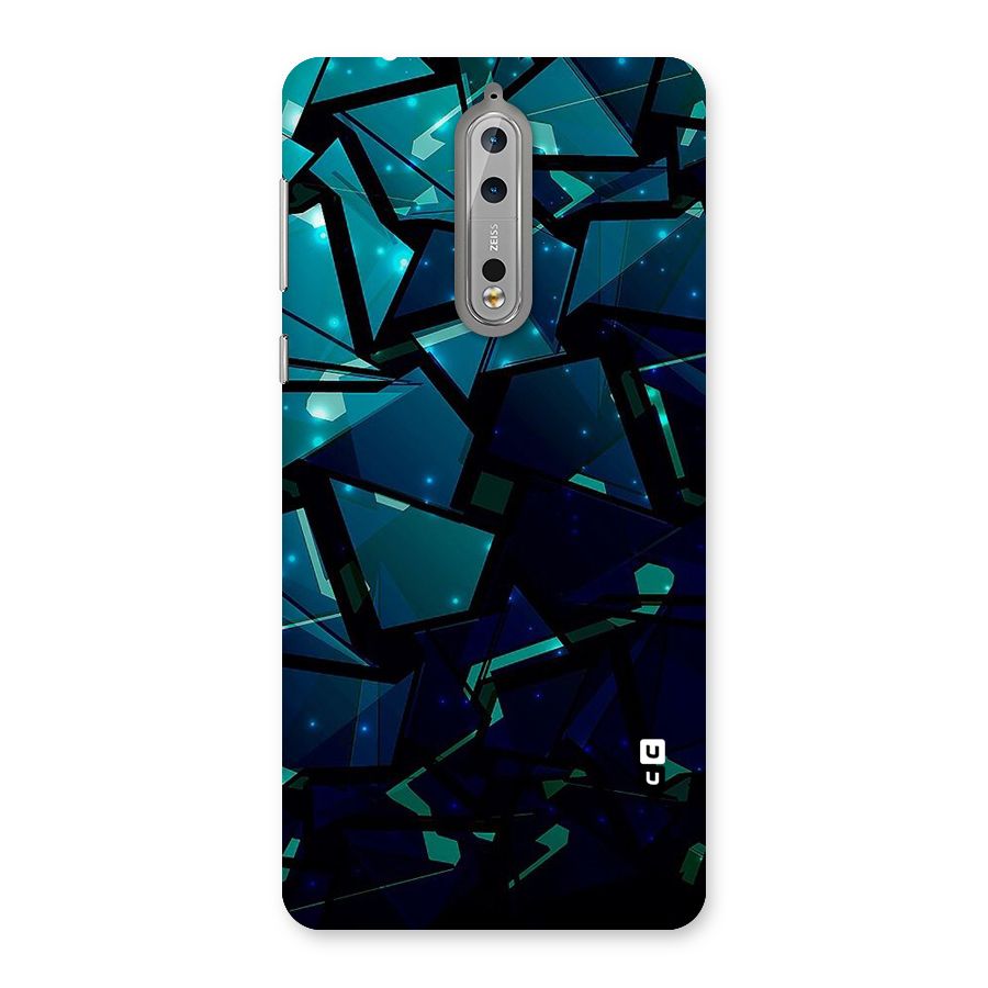 Abstract Glass Design Back Case for Nokia 8
