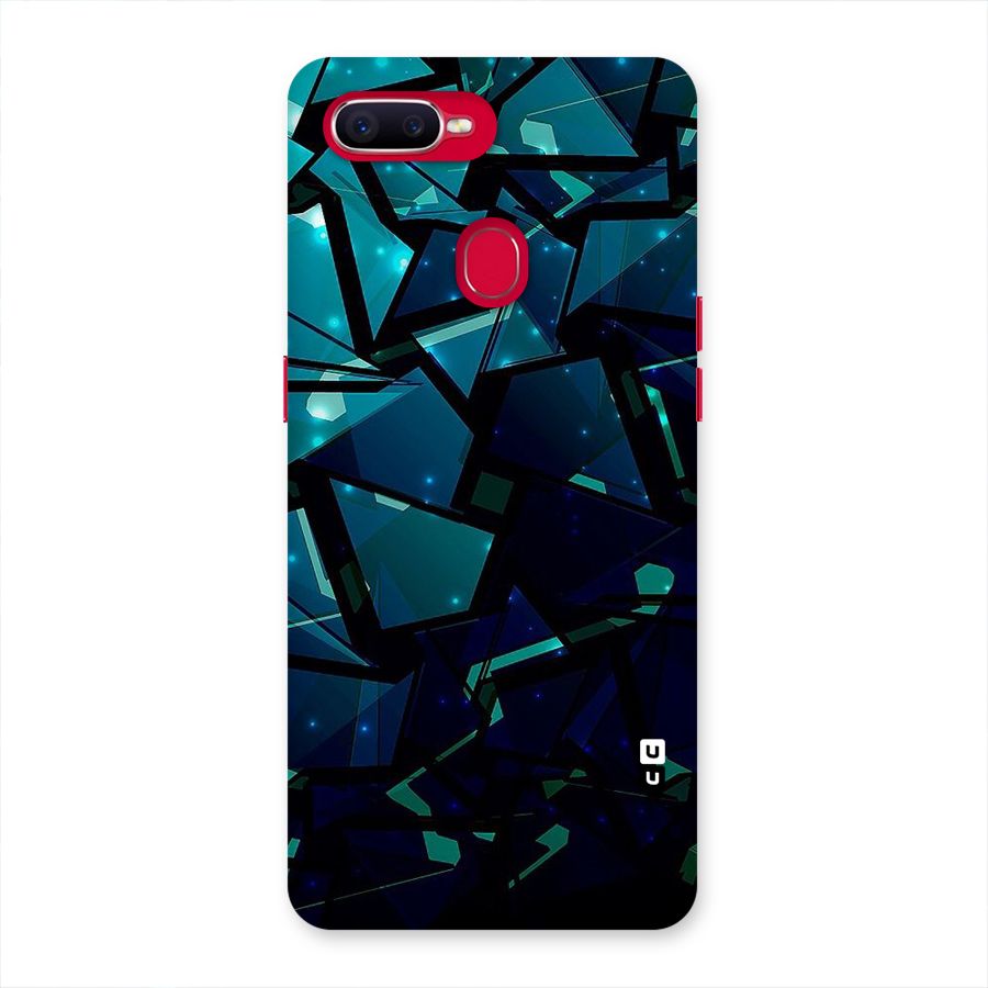 Abstract Glass Design Back Case for Oppo F9 Pro