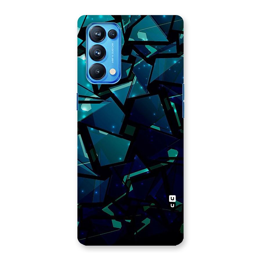 Abstract Glass Design Back Case for Oppo Reno5 Pro 5G