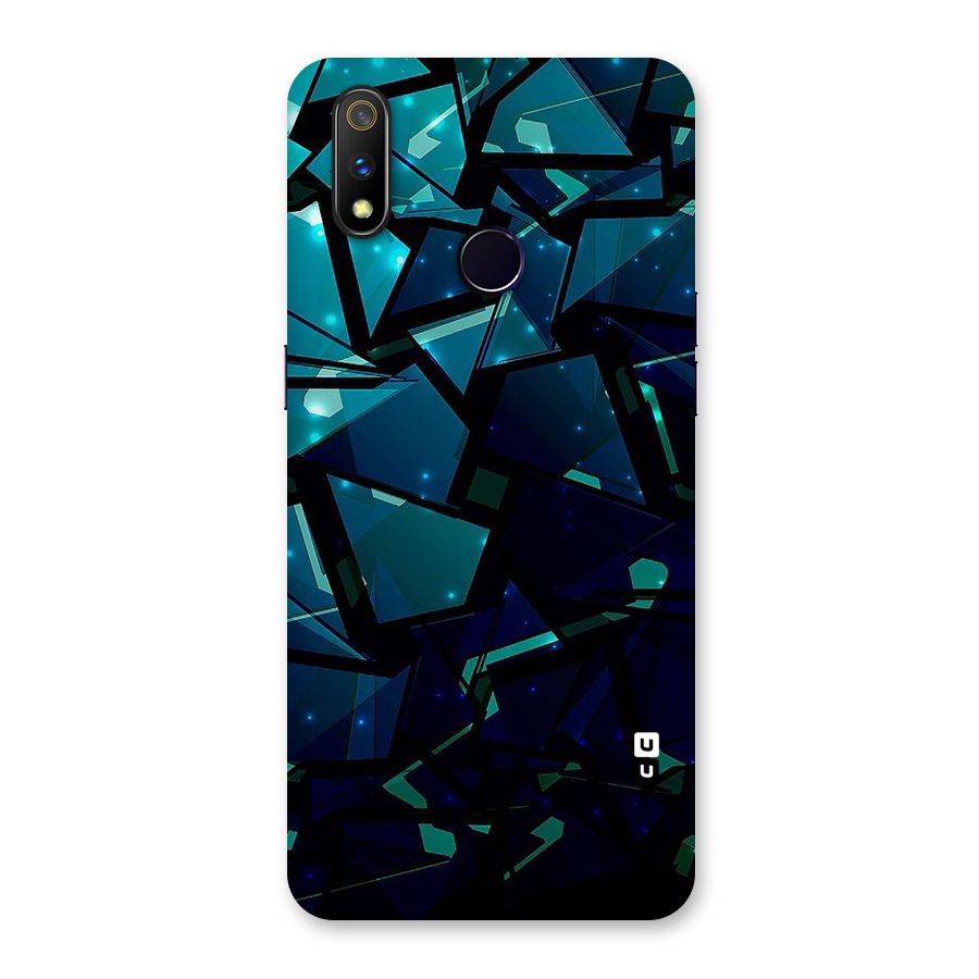 Abstract Glass Design Back Case for Realme 3 Pro
