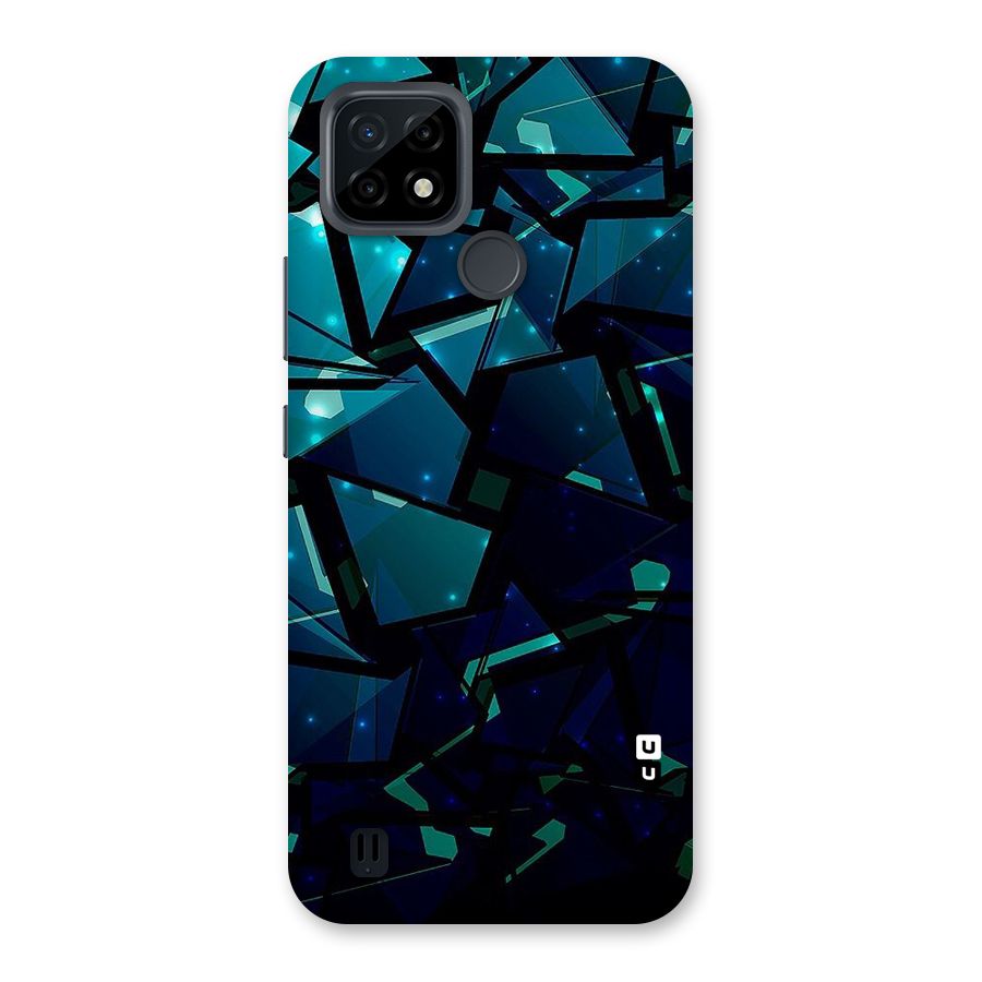 Abstract Glass Design Back Case for Realme C21