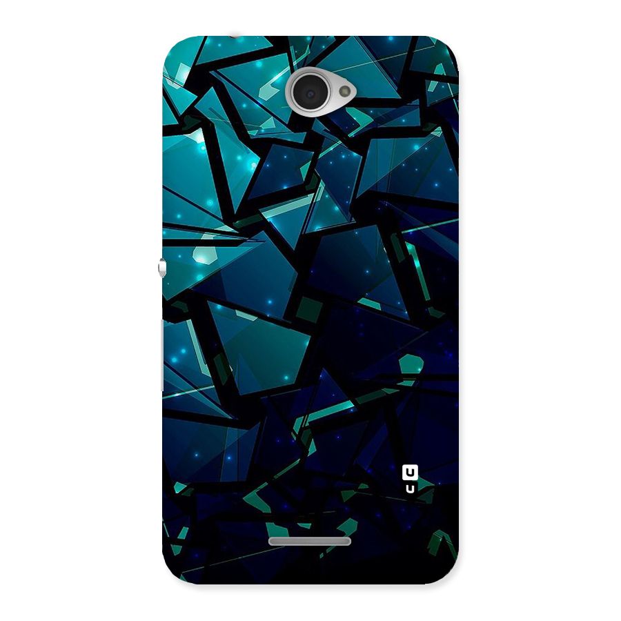 Abstract Glass Design Back Case for Sony Xperia E4
