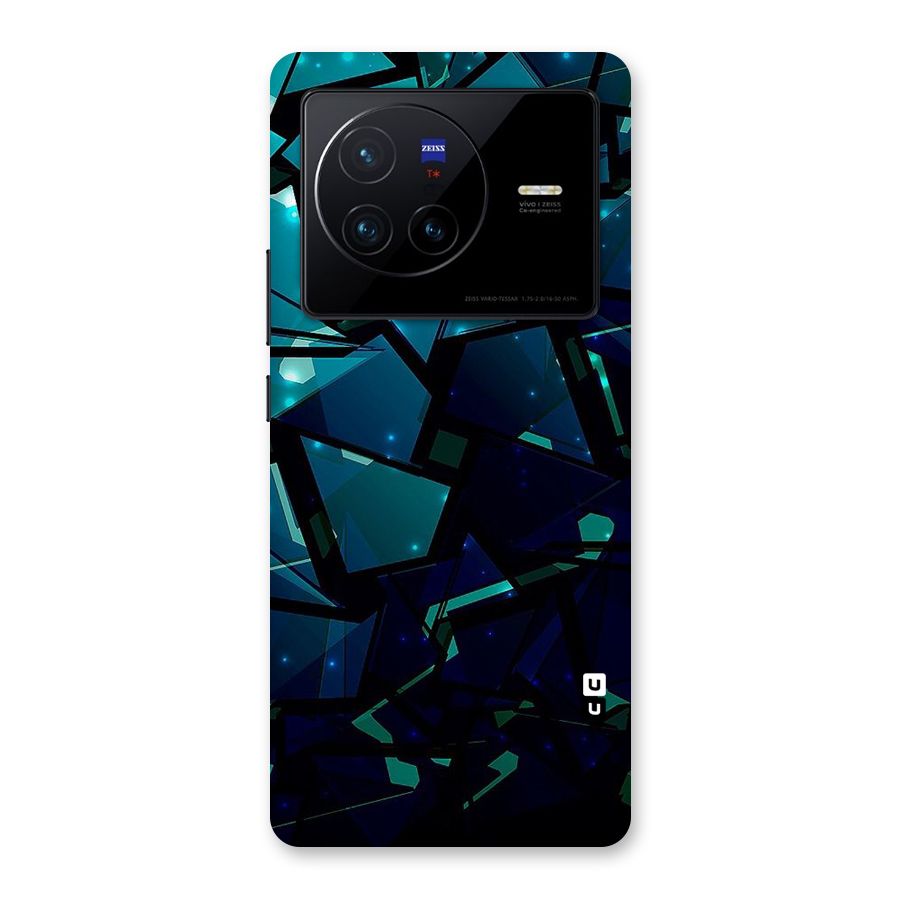 Abstract Glass Design Back Case for Vivo X80
