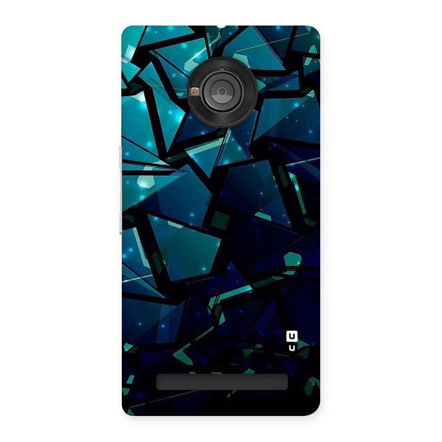 Abstract Glass Design Back Case for Yu Yunique