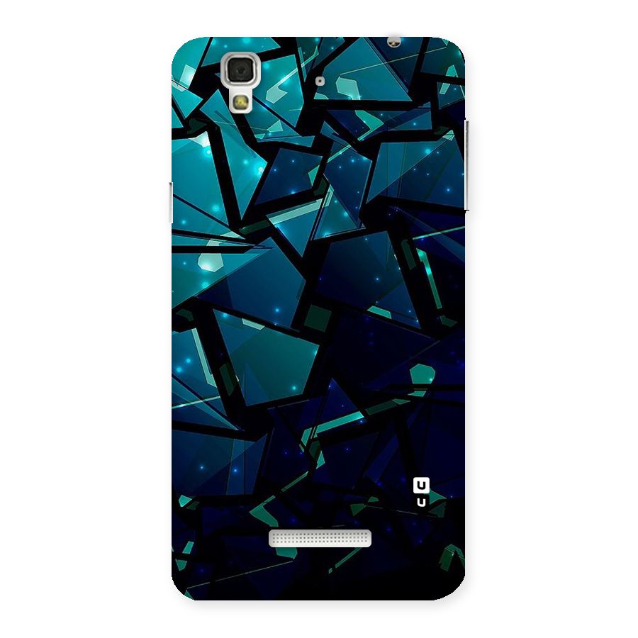 Abstract Glass Design Back Case for Yu Yureka