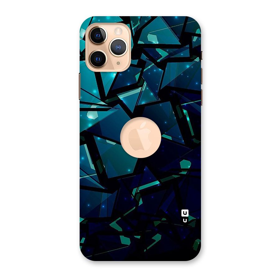 Abstract Glass Design Back Case for iPhone 11 Pro Max Logo Cut