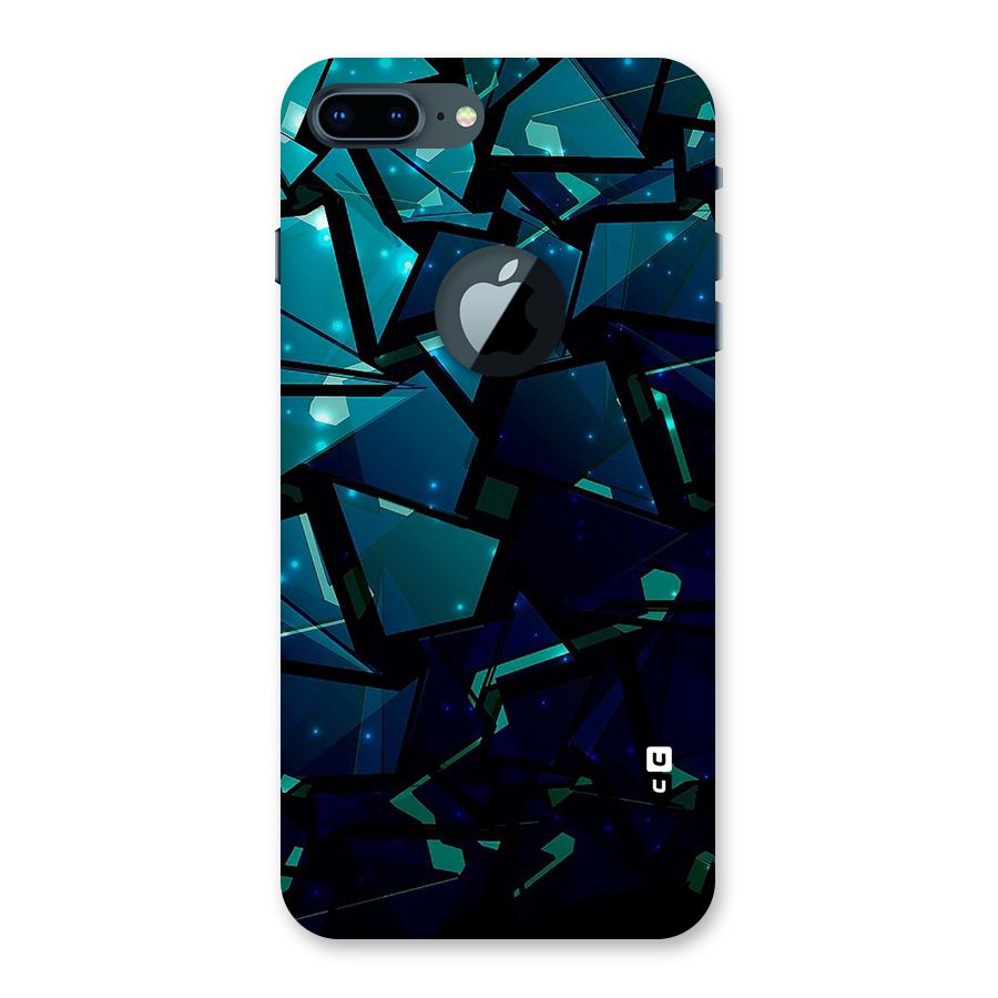Abstract Glass Design Back Case for iPhone 7 Plus Logo Cut