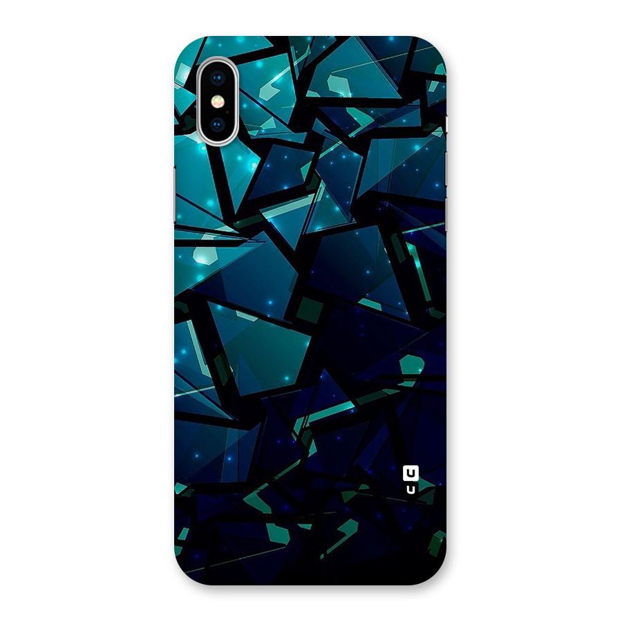 Abstract Glass Design Back Case for iPhone XS