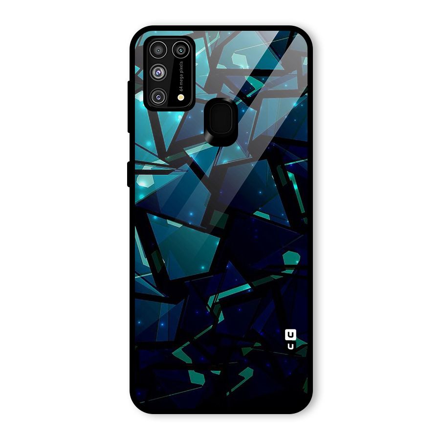 Abstract Glass Design Glass Back Case for Galaxy F41
