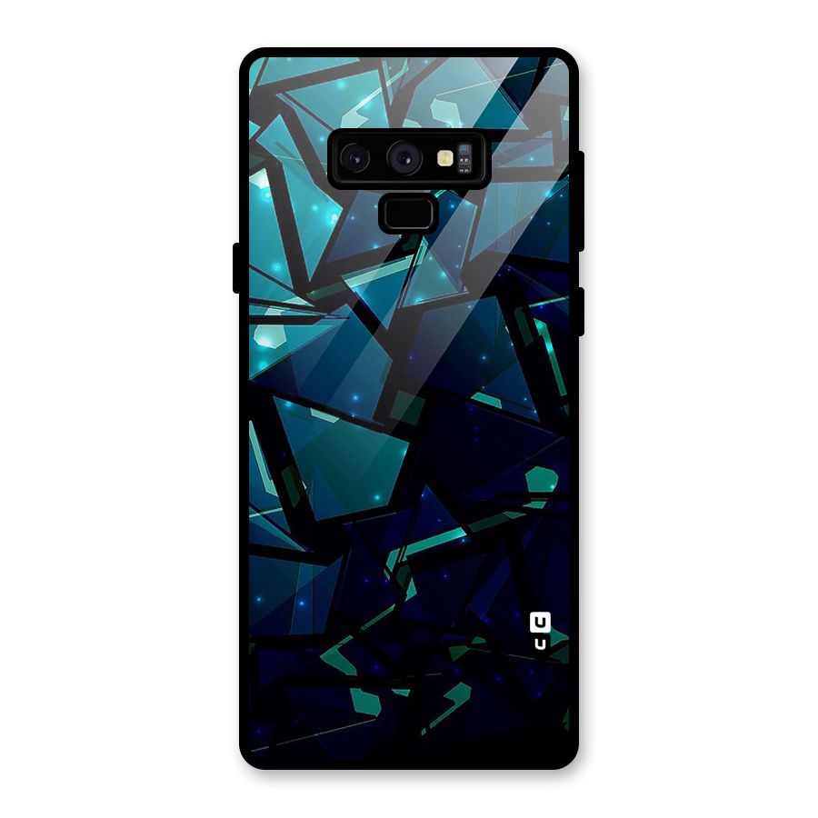 Abstract Glass Design Glass Back Case for Galaxy Note 9