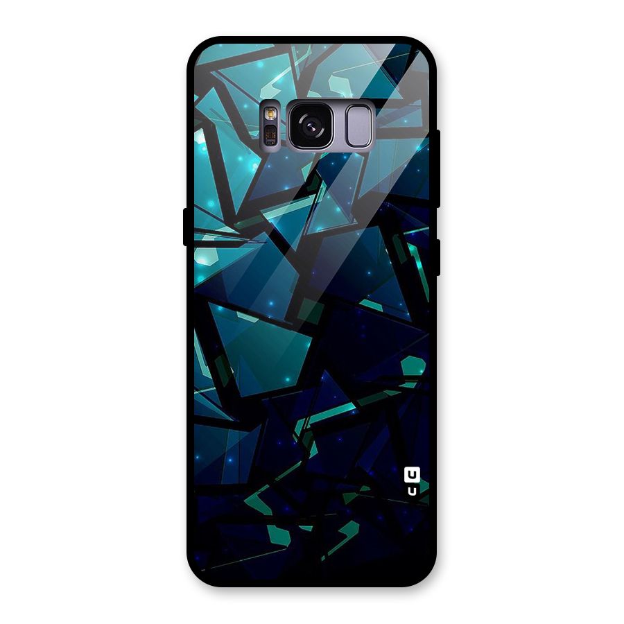 Abstract Glass Design Glass Back Case for Galaxy S8