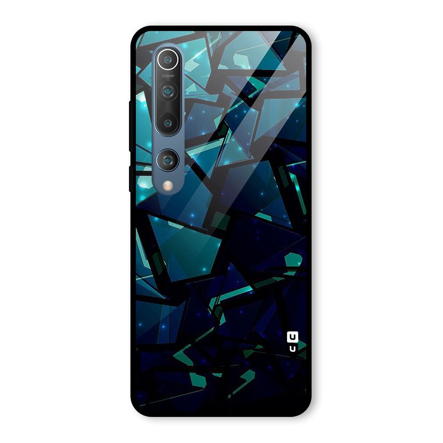Abstract Glass Design Glass Back Case for Mi 10