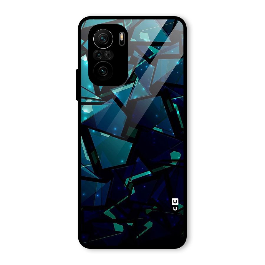 Abstract Glass Design Glass Back Case for Mi 11X Pro