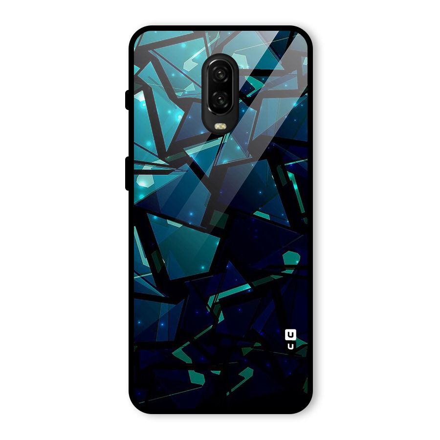 Abstract Glass Design Glass Back Case for OnePlus 6T