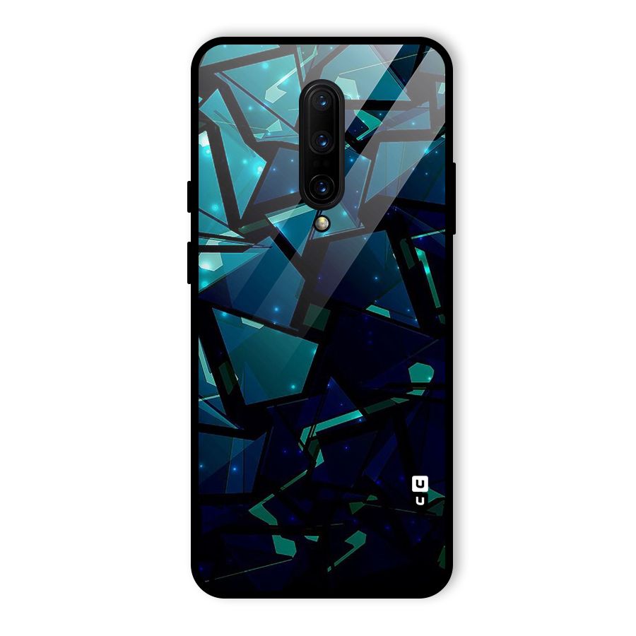 Abstract Glass Design Glass Back Case for OnePlus 7 Pro