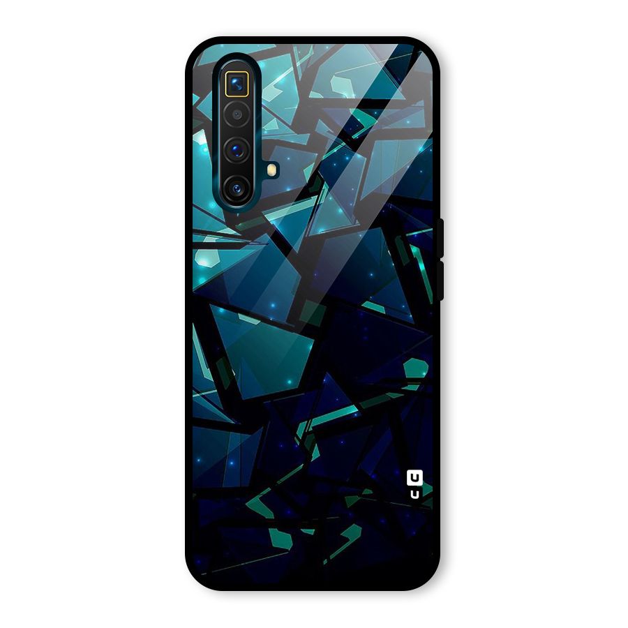 Abstract Glass Design Glass Back Case for Realme X3