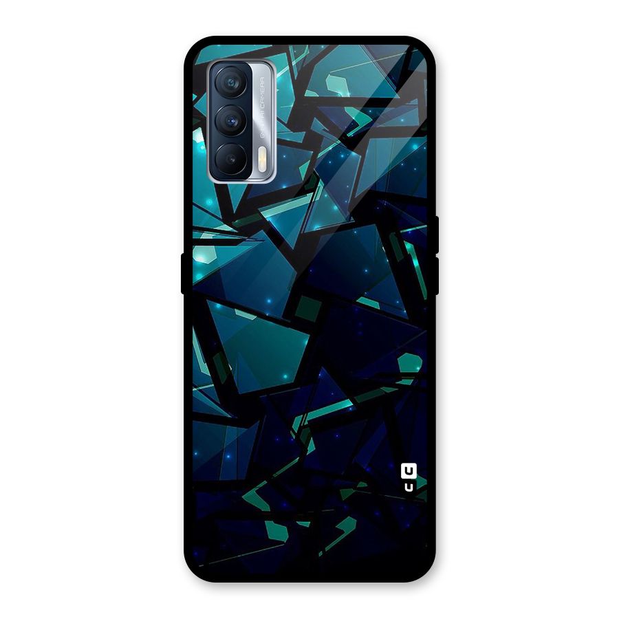 Abstract Glass Design Glass Back Case for Realme X7