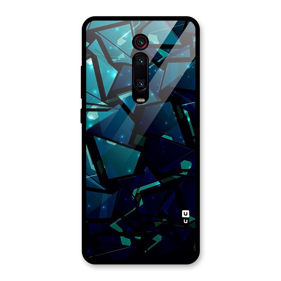 Abstract Glass Design Glass Back Case for Redmi K20