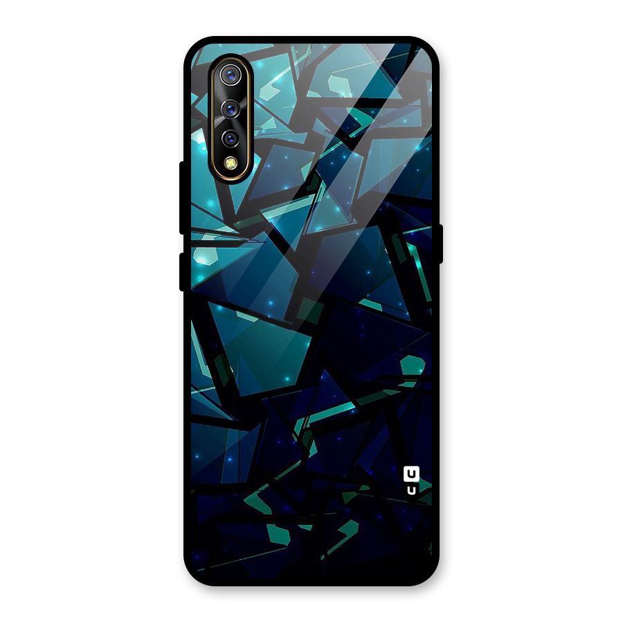 Abstract Glass Design Glass Back Case for Vivo S1