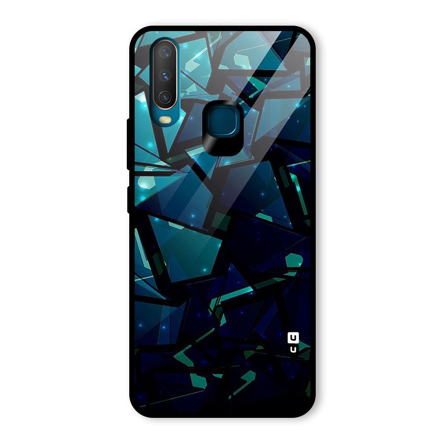Abstract Glass Design Glass Back Case for Vivo U10