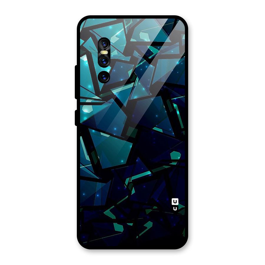 Abstract Glass Design Glass Back Case for Vivo V15 Pro