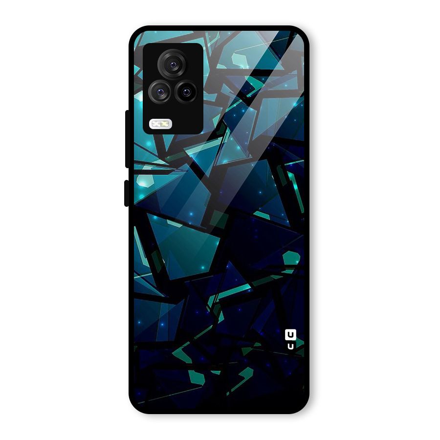 Abstract Glass Design Glass Back Case for Vivo iQOO 7 Legend 5G