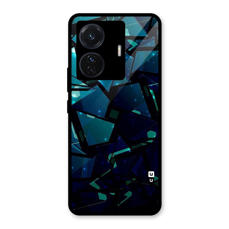 Abstract Glass Design Glass Back Case for Vivo iQOO Z6 Pro