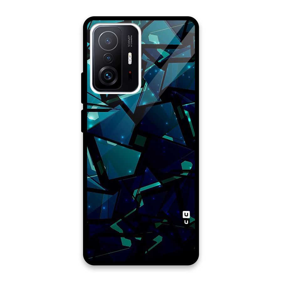 Abstract Glass Design Glass Back Case for Xiaomi 11T Pro