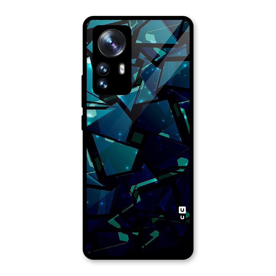 Abstract Glass Design Glass Back Case for Xiaomi 12 Pro