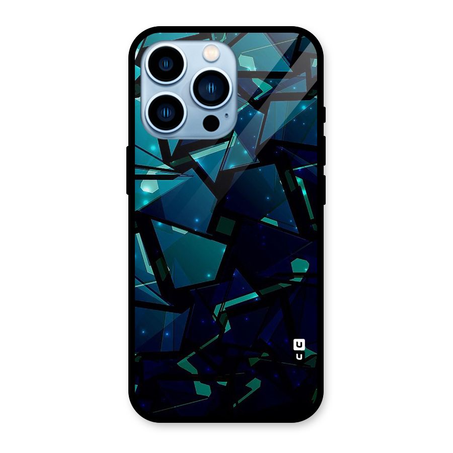 Abstract Glass Design Glass Back Case for iPhone 13 Pro