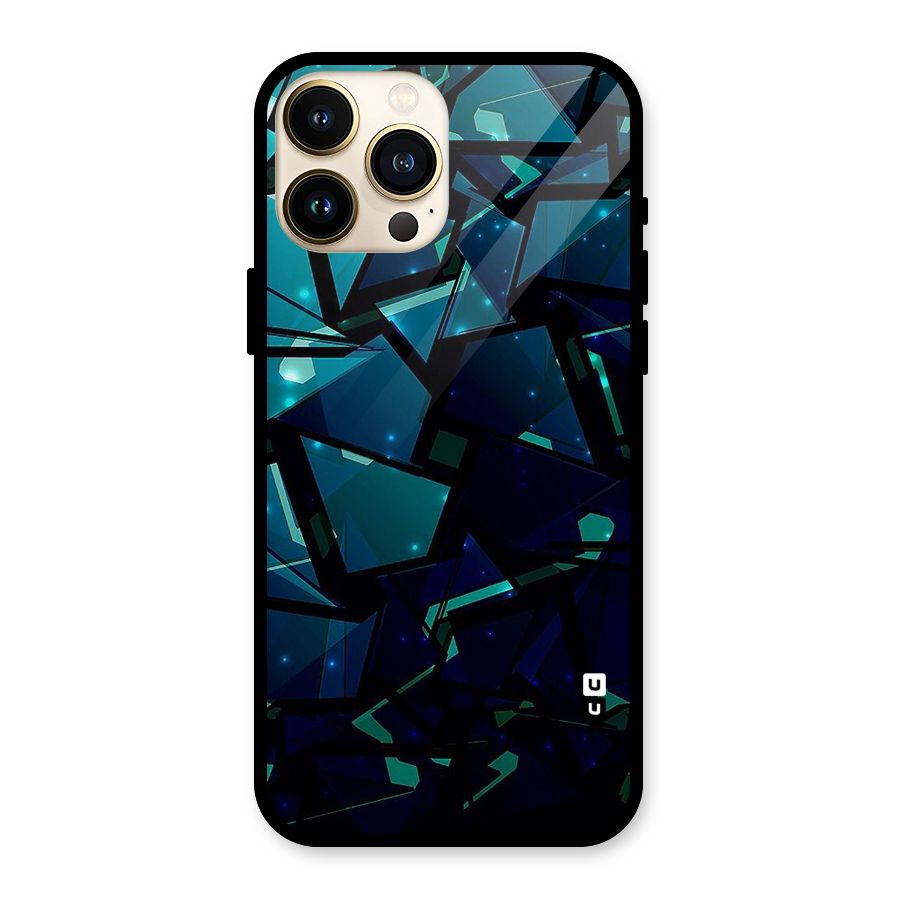 Abstract Glass Design Glass Back Case for iPhone 13 Pro Max