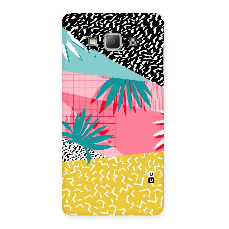 Abstract Grass Hues Back Case for Galaxy A7
