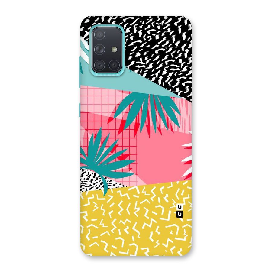 Abstract Grass Hues Back Case for Galaxy A71