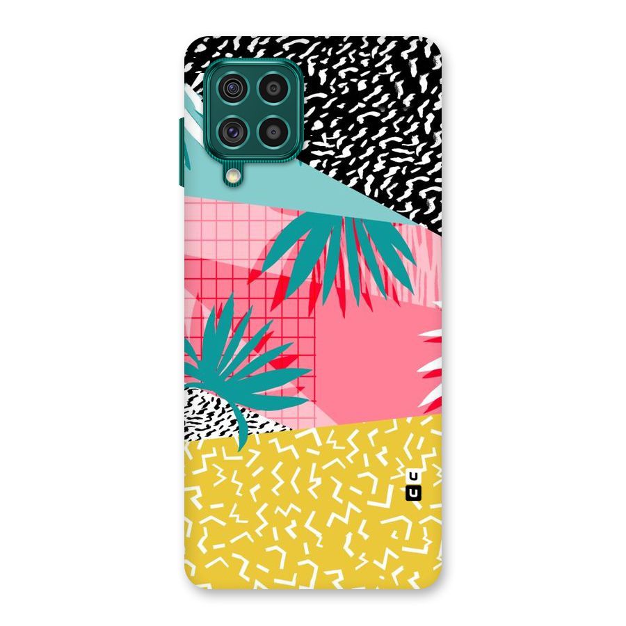Abstract Grass Hues Back Case for Galaxy F62